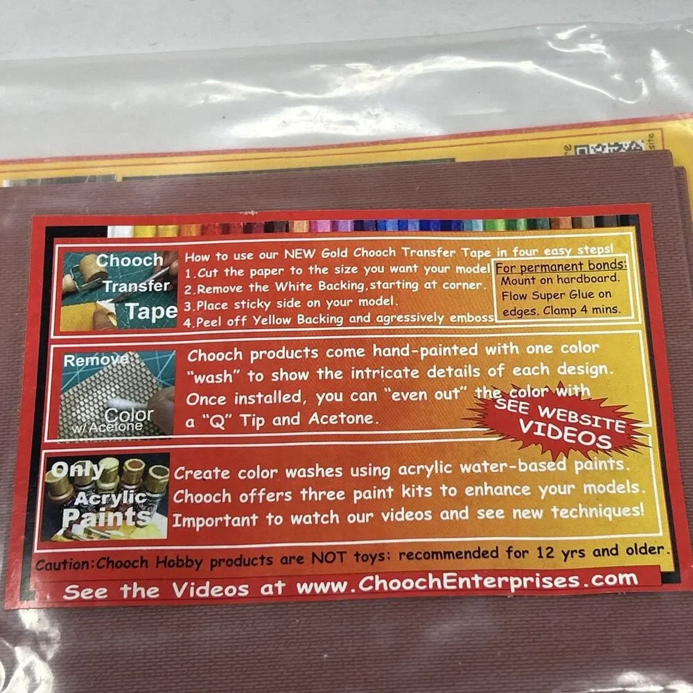 Chooch Enterprises 8620 HO & N Scale Flexible Brick Walls 2 Sheets in Pack